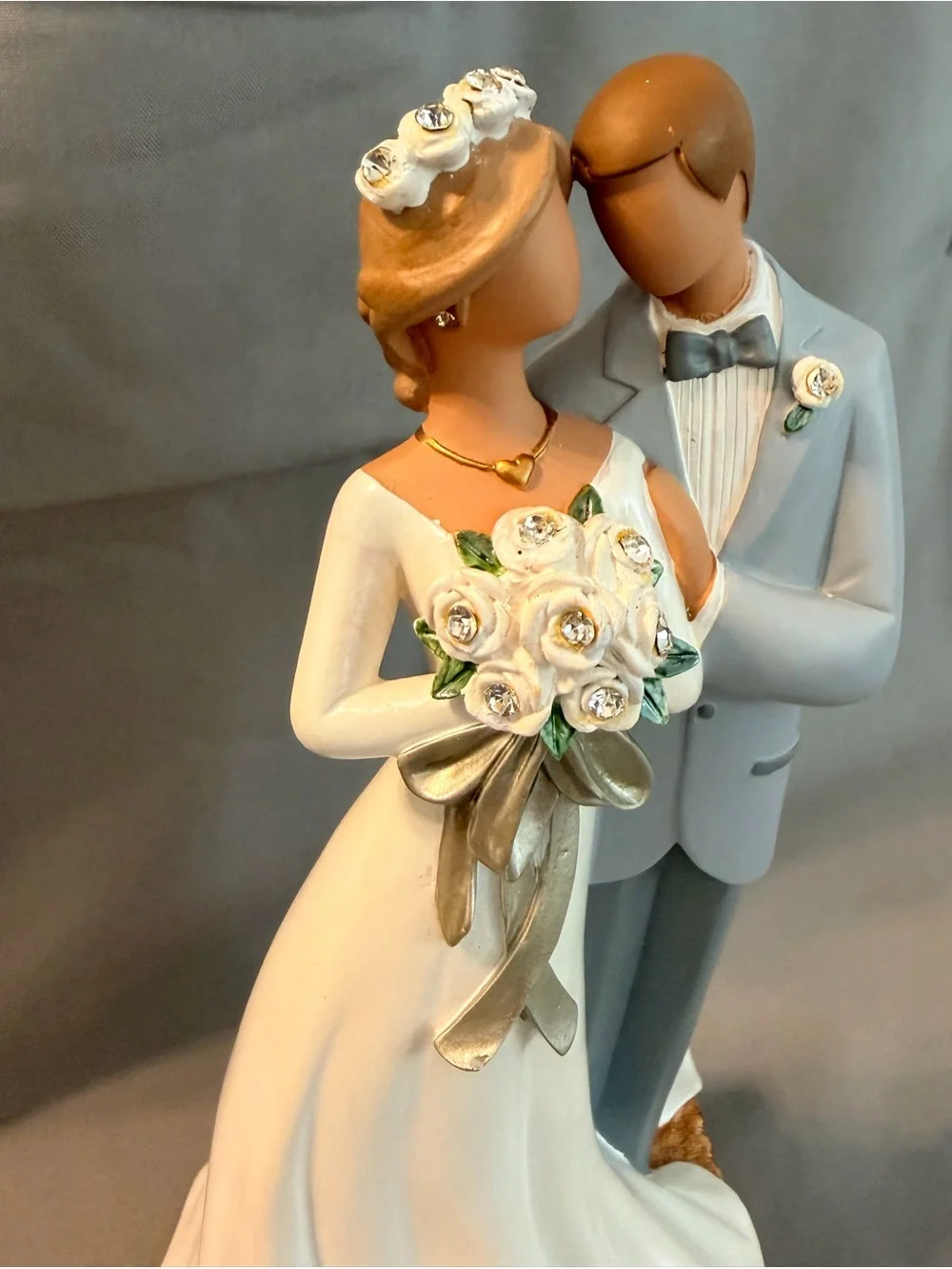 Enesco Legacy of Love Kim Lawrence Wedding Cake Topper Bride & Groom Table Decor